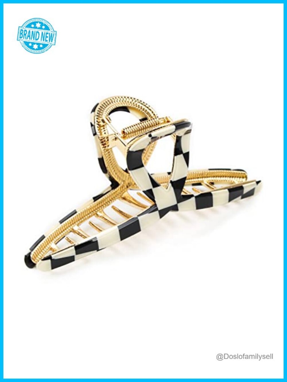 Acetate Metal Claw Clip for Thick Hair, Strong Hold, 4.5"